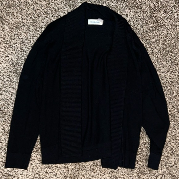 Black Calvin Klein Cardigan size Small - Picture 2 of 3